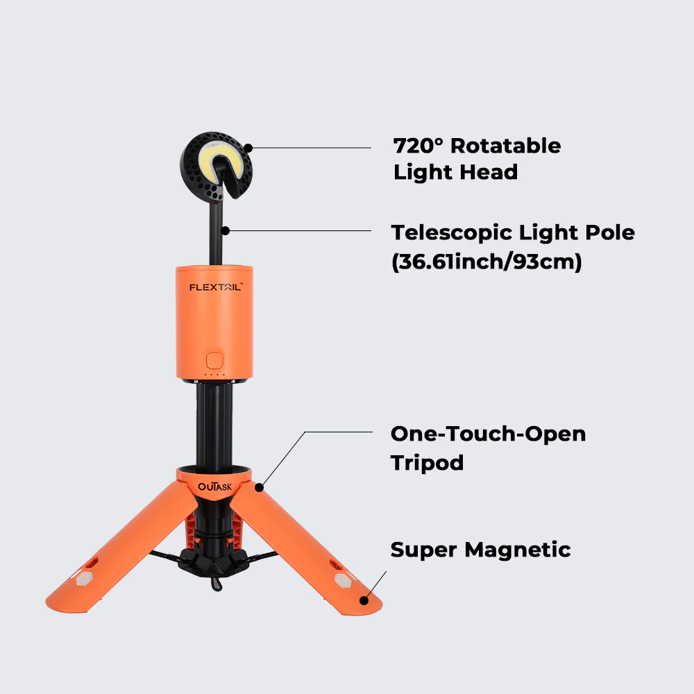 EVO LANTERN - FLEXTAIL x OuTask 2-in-1 Telescopic Lantern for Versatile Lighting(US Clearance） - Image 5