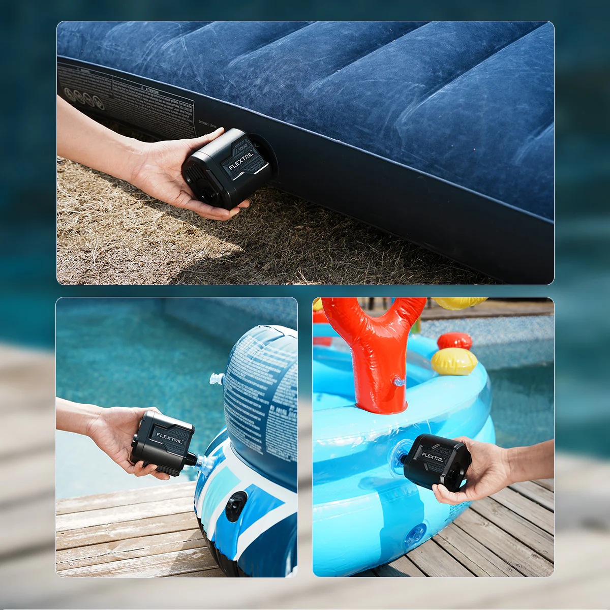 EVO PUMP 3 - 1000L/MIN Portable & Rechargeable Air Pump - Image 4