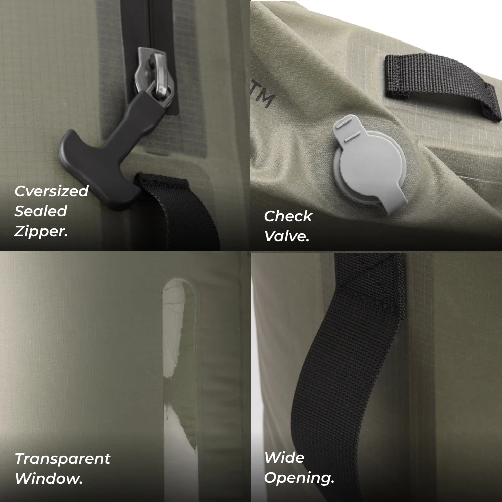 FLEXTAIL X VOLLYC EZY SET BUNDLE - 3 Size Travel Vacuum Pack For Luggage Space Saving - Image 11
