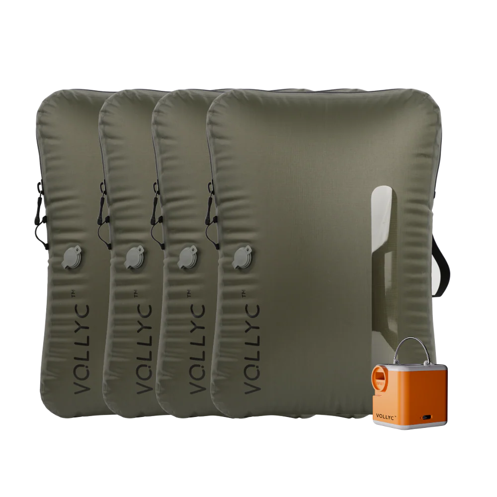 FLEXTAIL X VOLLYC EZY SET BUNDLE - 3 Size Travel Vacuum Pack For Luggage Space Saving - Image 25