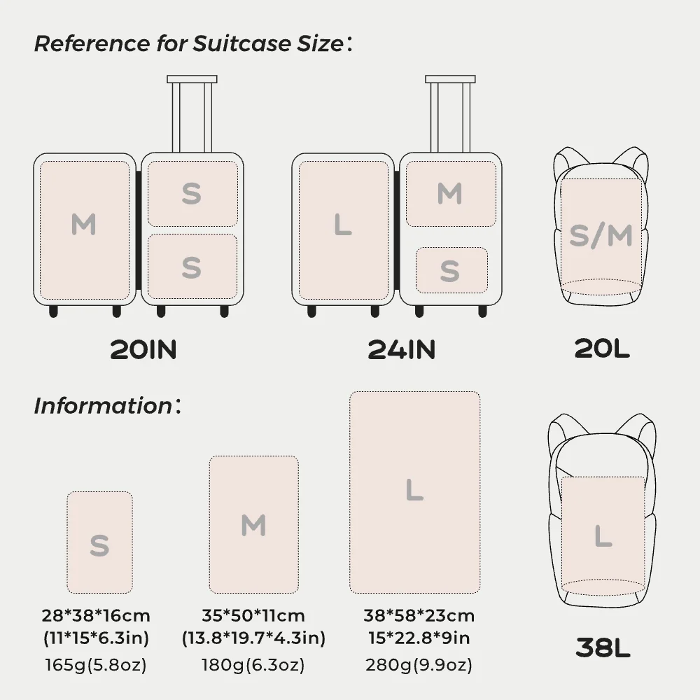 FLEXTAIL X VOLLYC EZY SET BUNDLE - 3 Size Travel Vacuum Pack For Luggage Space Saving - Image 6