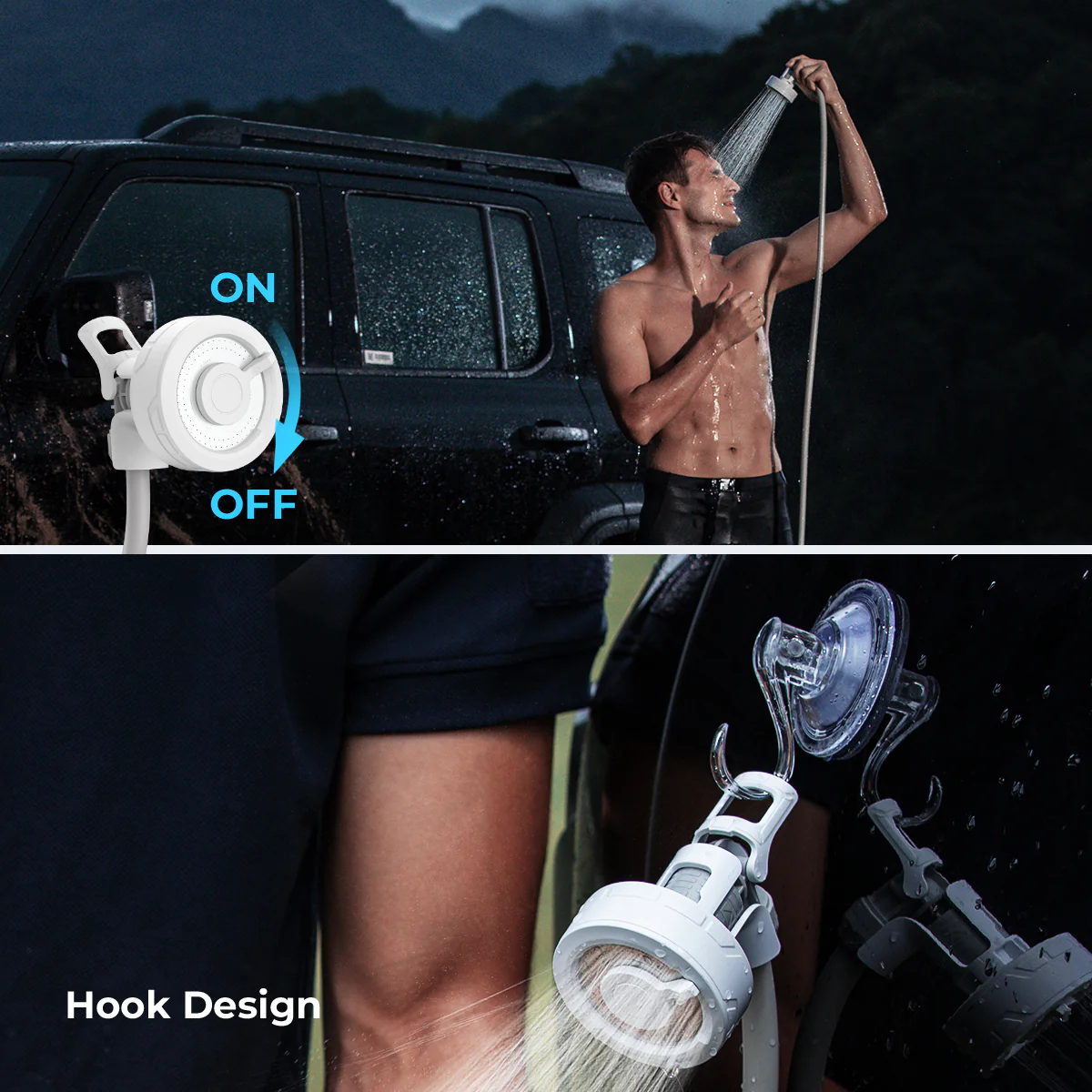 MAX SHOWER - Ultralight Rechargeable Instant Outdoor Shower - Image 9