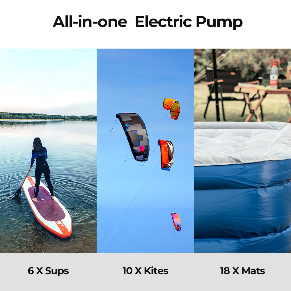 EVO SUP PUMP - 20PSI Cordless Rechargeable Air Pump for SUP & KITE - Image 5