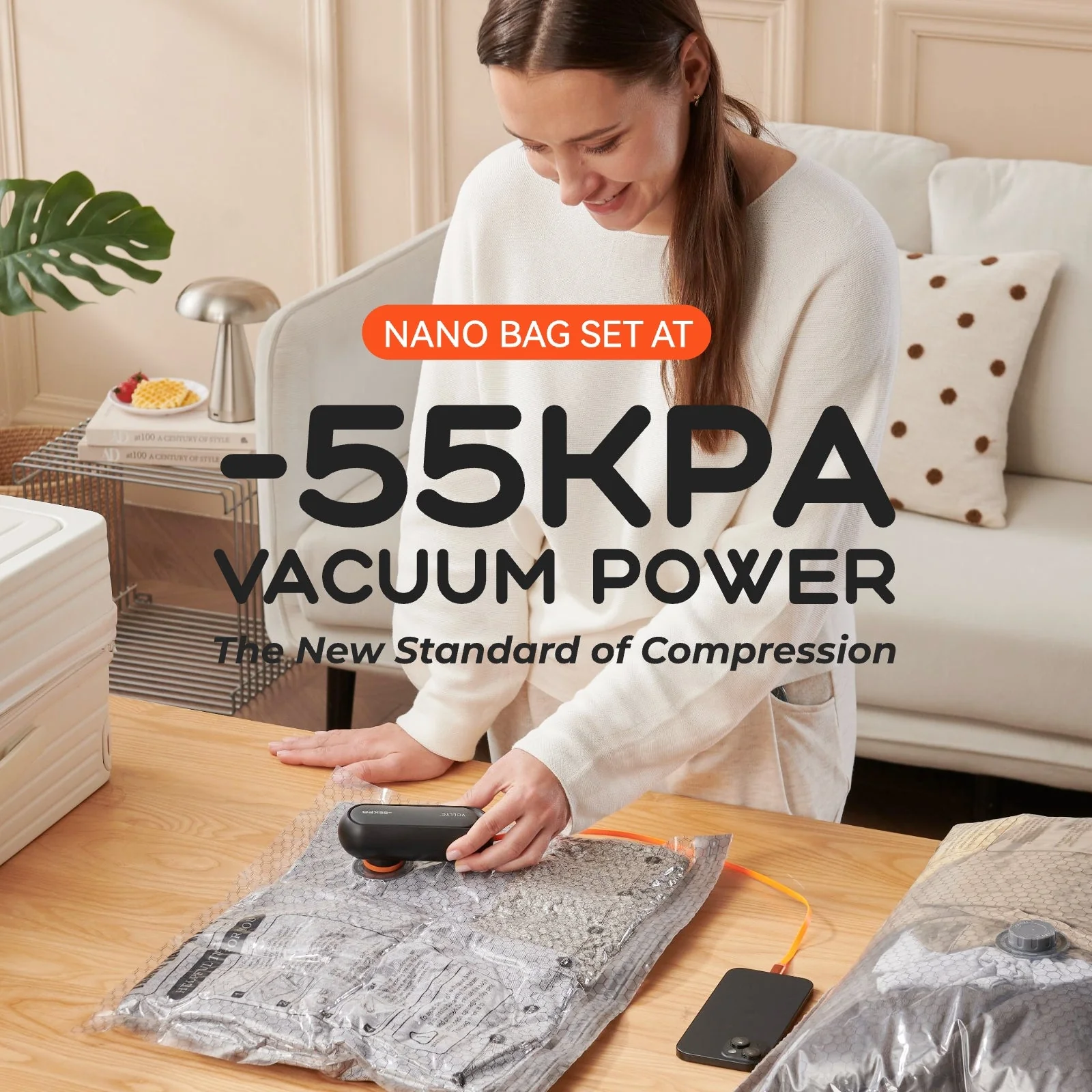 NANO BAG SET AT -55KPA VACUUM POWER The New Standard of Compression - Image 2