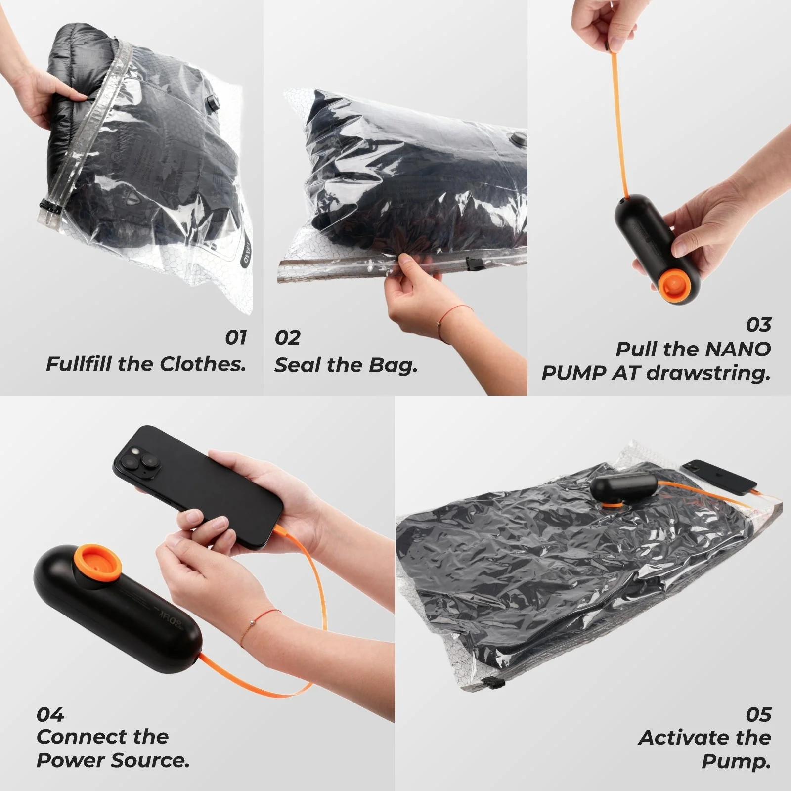 NANO BAG SET AT -55KPA VACUUM POWER The New Standard of Compression - Image 8