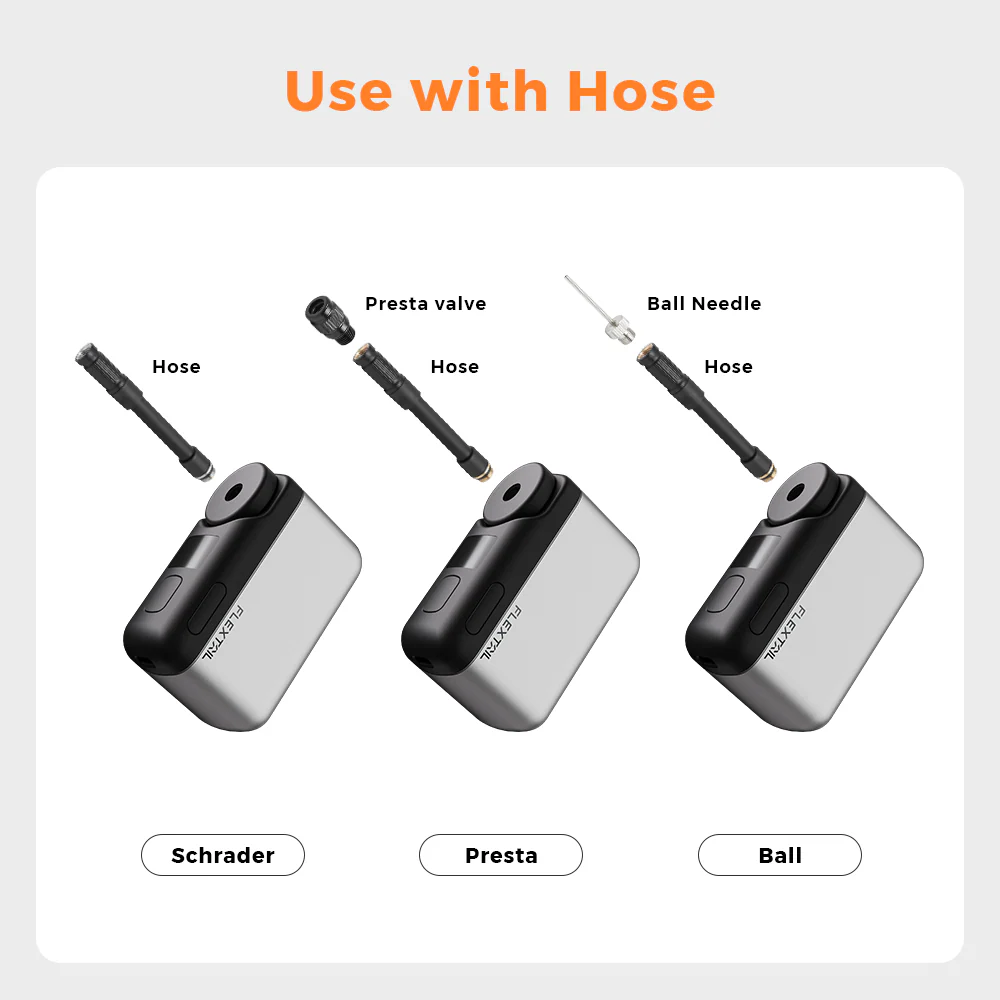 TINY BIKE PUMP PRO-120 PSI High Pressure and LED Display Electric Bike Pump - Image 14
