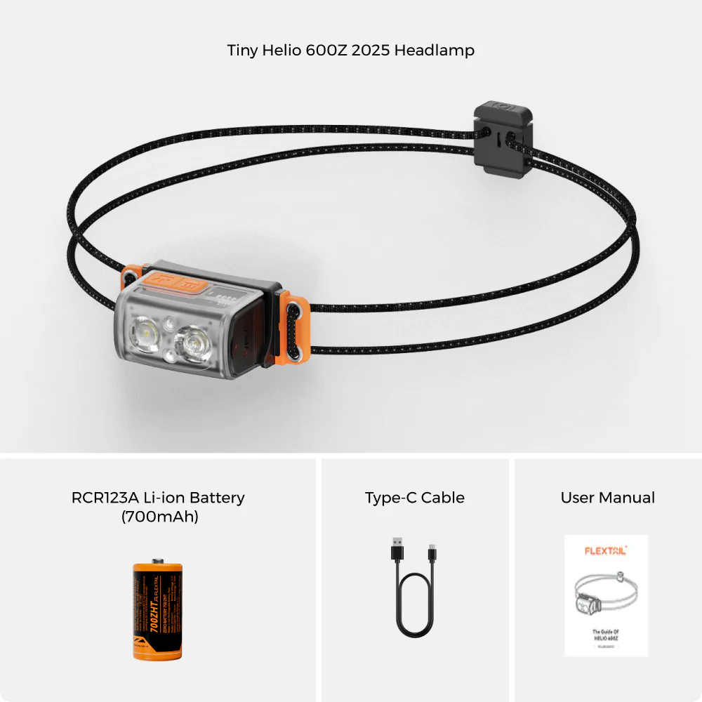 TINY HELIO 600Z 2025——Ultra-Light 600 Lumens Headlamp - Image 20
