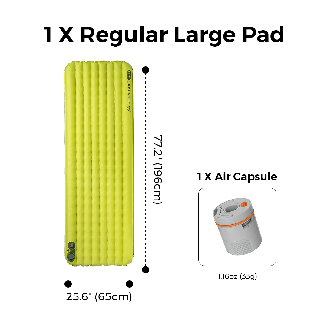 Tiny Sleeping Pad R03 - 3.5 R-Value 3 Season Sleeping Pad with Pump - Image 15