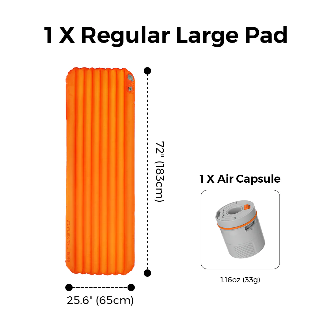Tiny Sleeping Pad R05 AVS- 5.6 R-Value Lightweight Automatic Inflation Pad - Image 15