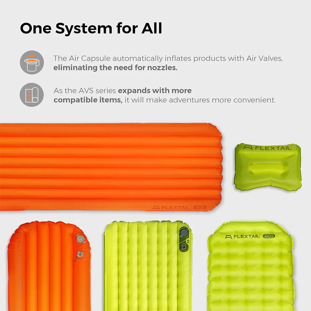 Tiny Sleeping Pad R05 AVS- 5.6 R-Value Lightweight Automatic Inflation Pad - Image 8