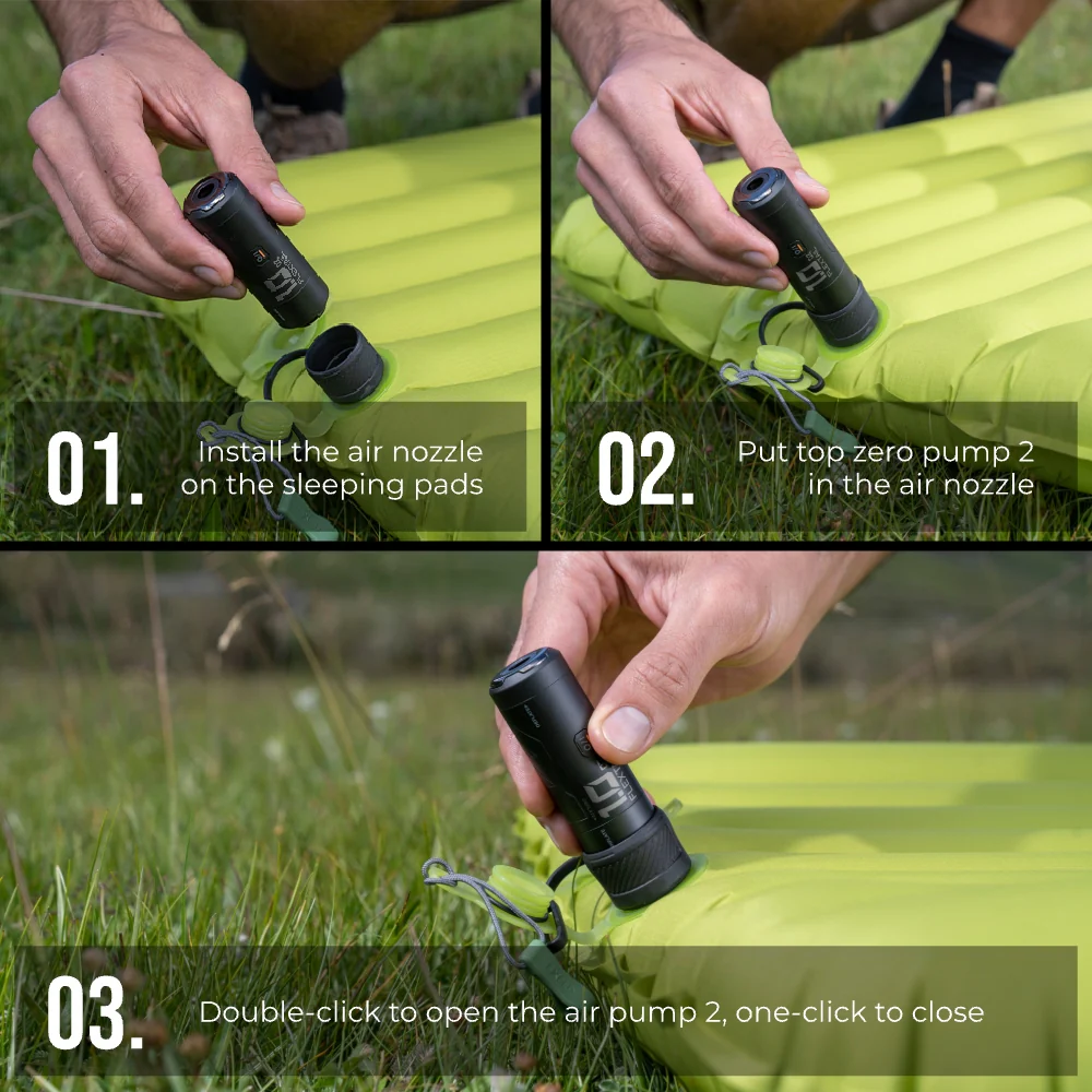 ZERO PUMP 2: Lightweight Champion Pump Upgrade for Sleeping Pads(3.5KPA, 29g) - Image 14