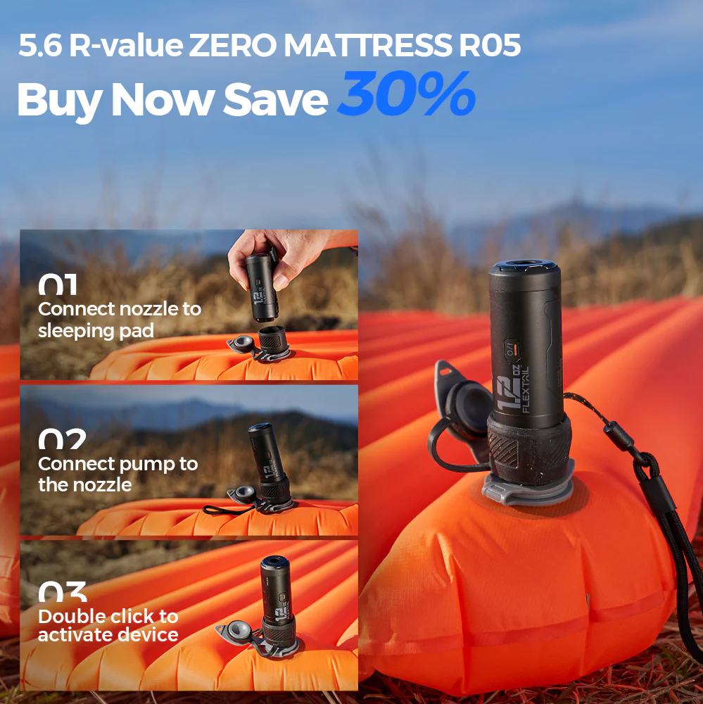 ZERO PUMP - World's Smallest Pump for Sleeping Pads - Image 11
